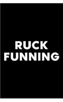 ruck funning: Funny Running Runner Gif for Women or Men Journal/Notebook Blank Lined Ruled 6x9 100 Pages