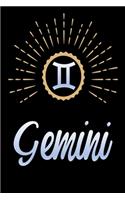 Gemini Star Sign Notebook: Astrology Journal Diary and Notebook