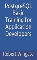PostgreSQL Basic Training for Application Developers