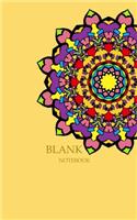Blank Notebook: 5 x 8, 80 Pages, Unique Mandala Designs for Cover, Blank book, Recipe, Planner, Journal to Write in Classic Notebook Ruled Diary for Men Women Write