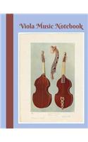 Blank Sheet Music Notebook Viola