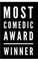 Most Comedic Award Winner
