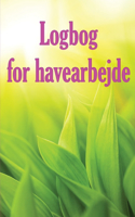 Logbog for havearbejde