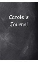 Carole Personalized Name Journal Custom Name Gift Idea Carole