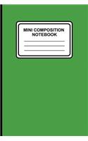 Mini Composition Notebook