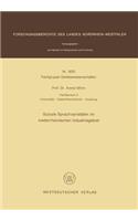 Soziale Sprachvarietäten Im Niederrheinischen Industriegebiet