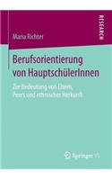 Berufsorientierung von HauptschülerInnen