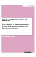 Feldpraktikum zu Bodenmechanik und Felsmechanik. Rammsondierung und Rammkernsondierung