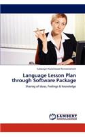 Language Lesson Plan through Software Package