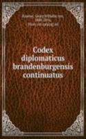 Codex diplomaticus brandenburgensis continuatus