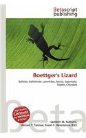 Boettger's Lizard: (English)