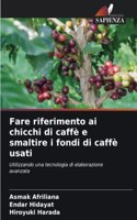Fare riferimento ai chicchi di caffè e smaltire i fondi di caffè usati