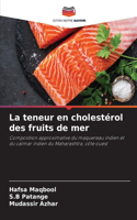 teneur en cholestérol des fruits de mer