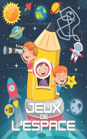 Jeux de l'espace: Livre astronomie enfant +3 ans, coloriage, labyrinthes, cherche et trouve et jeux de différence.