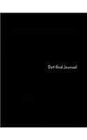 Dot Grid Journal: Black Dot Grid Journal