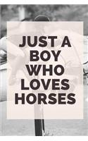 Just a Boy Who Loves Horses
