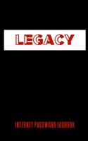 Legacy Internet Password Logbook: A Notebook For Delta Sigma Theta Sorors