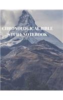 Chronological Bible Study Notebook: 116 Pages Formated for Scripture and Study!