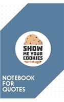 Notebook for Quotes