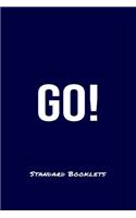 Go! Standard Booklets: A softcover fitness tracker to record four days worth of exercise plus cardio.