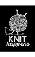 KNIT HAPPENS Knitting Graph Paper 4