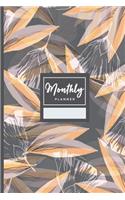 Monthly Planner: Blank Undated Journal; Simple Minimalist Planner For Teens and Adults;