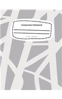 Composition Notebook: 7.44 x 9.69, 18.90 x 24.61cm - Wide Rule School Notebook Journal