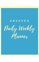 Undated Daily Weekly Planner
