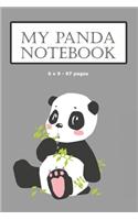 My Panda Notebook