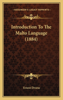Introduction To The Malto Language (1884)