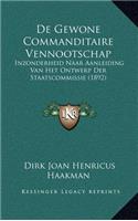 De Gewone Commanditaire Vennootschap