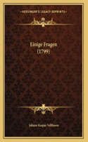 Einige Fragen (1799)