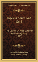 Pages In Azure And Gold