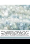 Articles on Washington (U.S. State) Politicians, Including