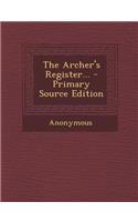 The Archer's Register...