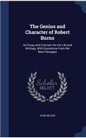Genius and Character of Robert Burns