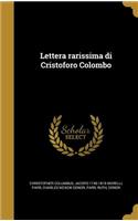 Lettera rarissima di Cristoforo Colombo