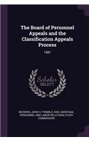 The Board of Personnel Appeals and the Classification Appeals Process