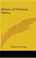 History of Christian Names: (English)