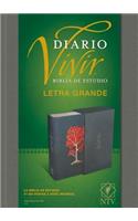 Biblia de Estudio del Diario Vivir Ntv, Letra Grande