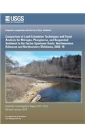 Comparison of Load Estimation Techniques and Trend Analysis for Nitrogen, Phosphorus, and Suspended Sediment in the Eucha- Spavinaw Basin, Northwestern Arkansas and Northeastern Oklahoma, 2002?10