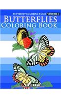 Butterfly Coloring Pages: Butterflies Coloring Book