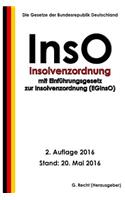 Insolvenzordnung (InsO) mit EGInsO, 2. Auflage 2016