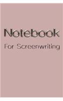 Notebook For Screenwriting