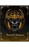 Gamer's Journal: RPG Role Playing Game Notebook - Death King with Golden Helmet (Gamers series)