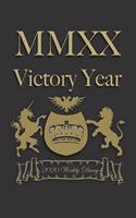 MMXX: Victory Year - 2020 Weekly Diary - 2020 Planner - Heraldic Design, Black