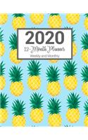 2020 12-Month Planner Weekly & Monthly