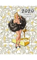 2020 Planner & Task Manager: Ideal Gift For Women Entrepreneurs & Homemakers Cheeky Ladies Retro Style Diary With Additional Monthly Notes, Contacts, Password Logs & Habit Track
