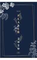 Tagesplaner 2020: Buchkalender für das neue Jahr 2020 - 1 Seite 1 Tag Organizer, Taschenkalender - Tageskalender, Kalender 2020 - Terminkalender, Terminplaner, Kalend