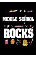 Middle School Rocks: Funny Middle School Student Workbook Journal